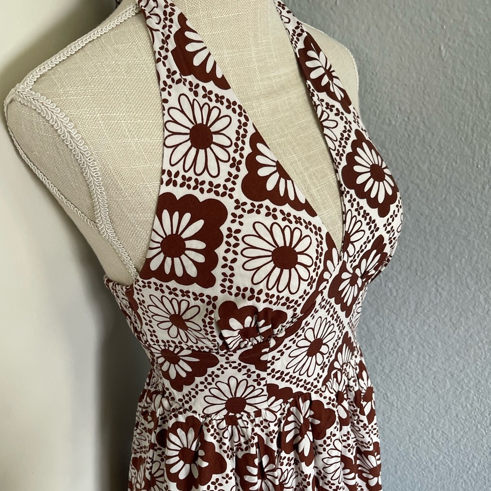 Urban Outfitters Printed Halter Mini Dress - Picture 5 of 11